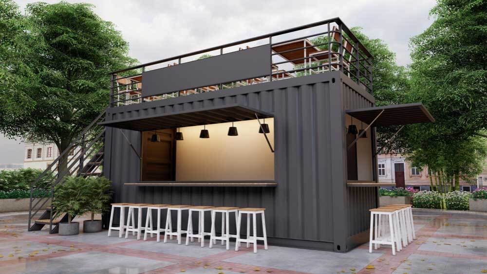 Shipping Container Cafe