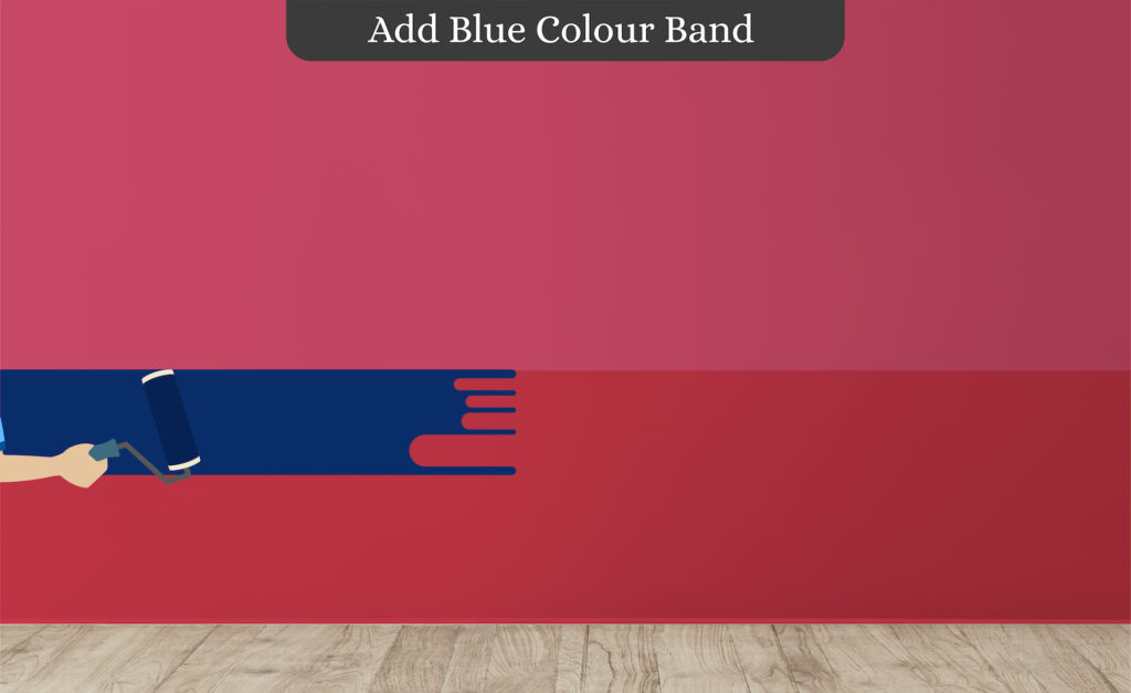 Add Blue Colour