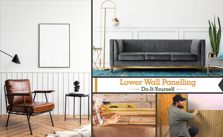 DIY Lower Wall Paneling Ideas
