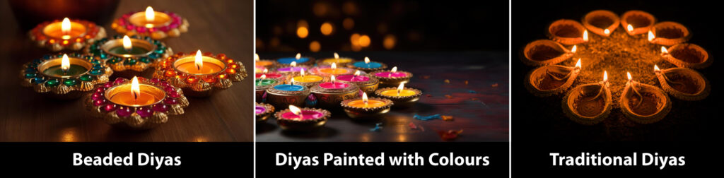 Different Styles of Diyas