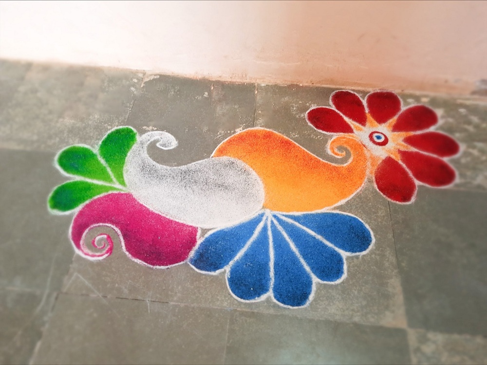 Freehand Rangoli Design