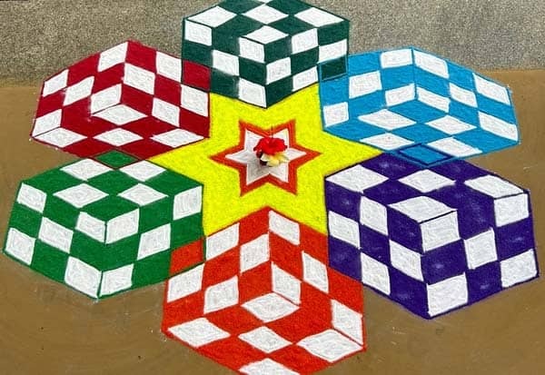 Illusive Designs for Rangoli