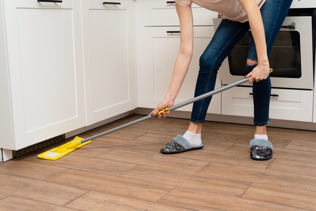 Kitchen Floor Cleaning