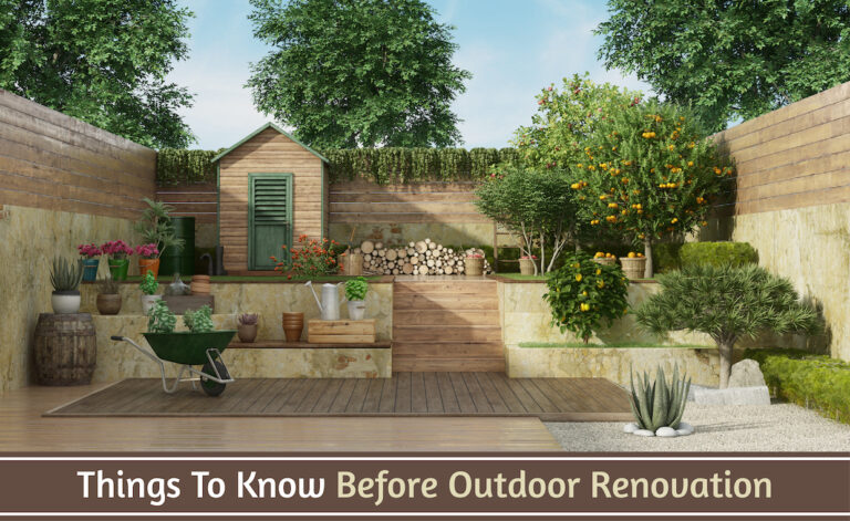 Outdoor renovation