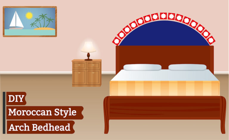 Painted Arch Headboard