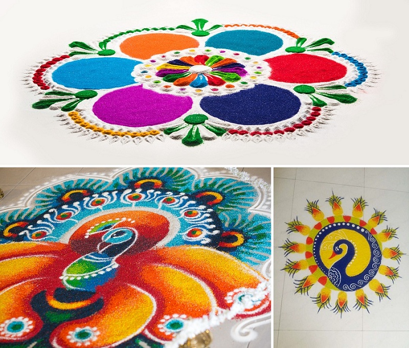 Powdered Colour Rangoli