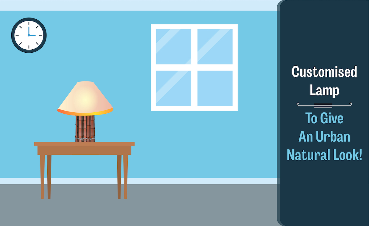DIY Customising a lamp