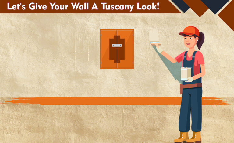 Tuscan style wall paint finishes