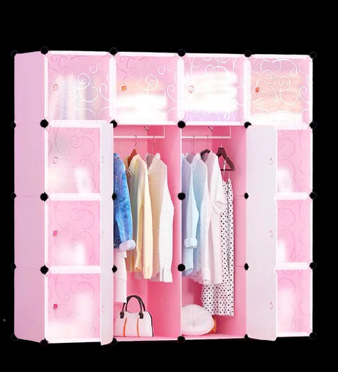 08 – Plastic Wardrobe 2 Door Plastic Wardrobe