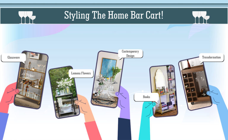 Bar cart ideas for home