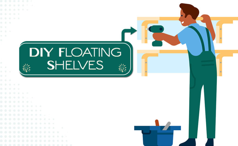 DIY Floating Shelves