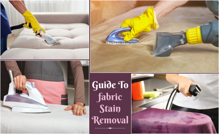 Guide To Fabric Stain Removal