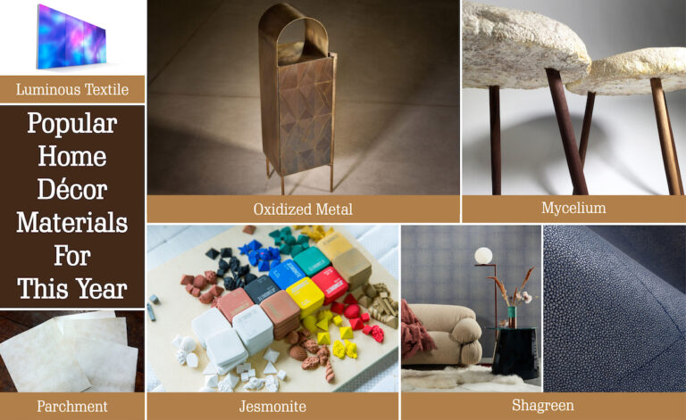 Popular Home Décor Materials