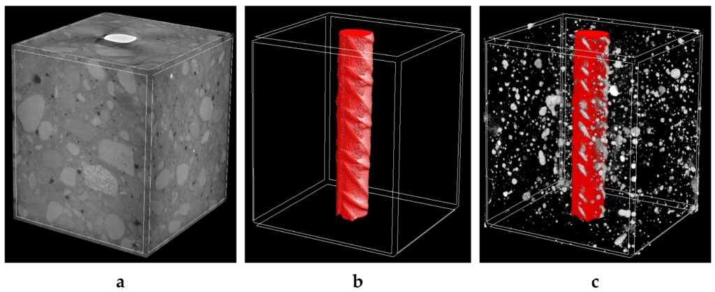 X-ray Radiography of the Concrete Cube