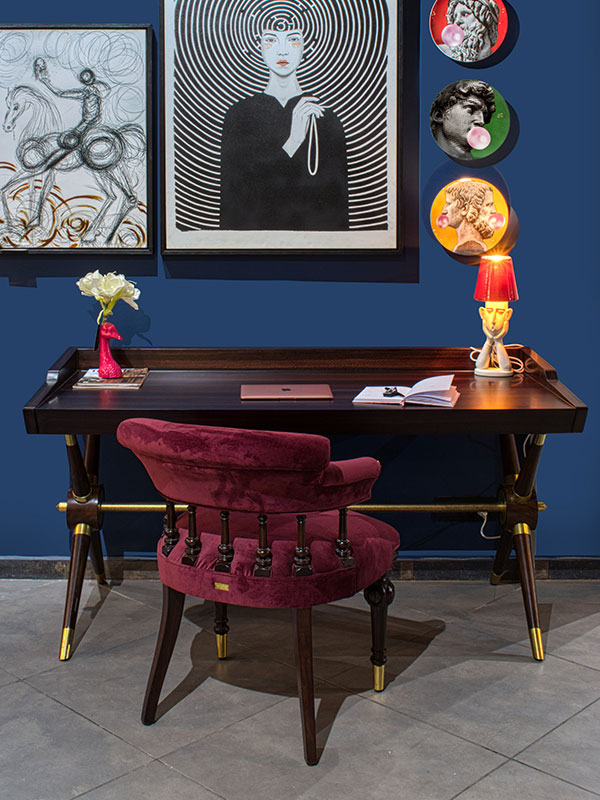 08 – Study Table Wood Study Table