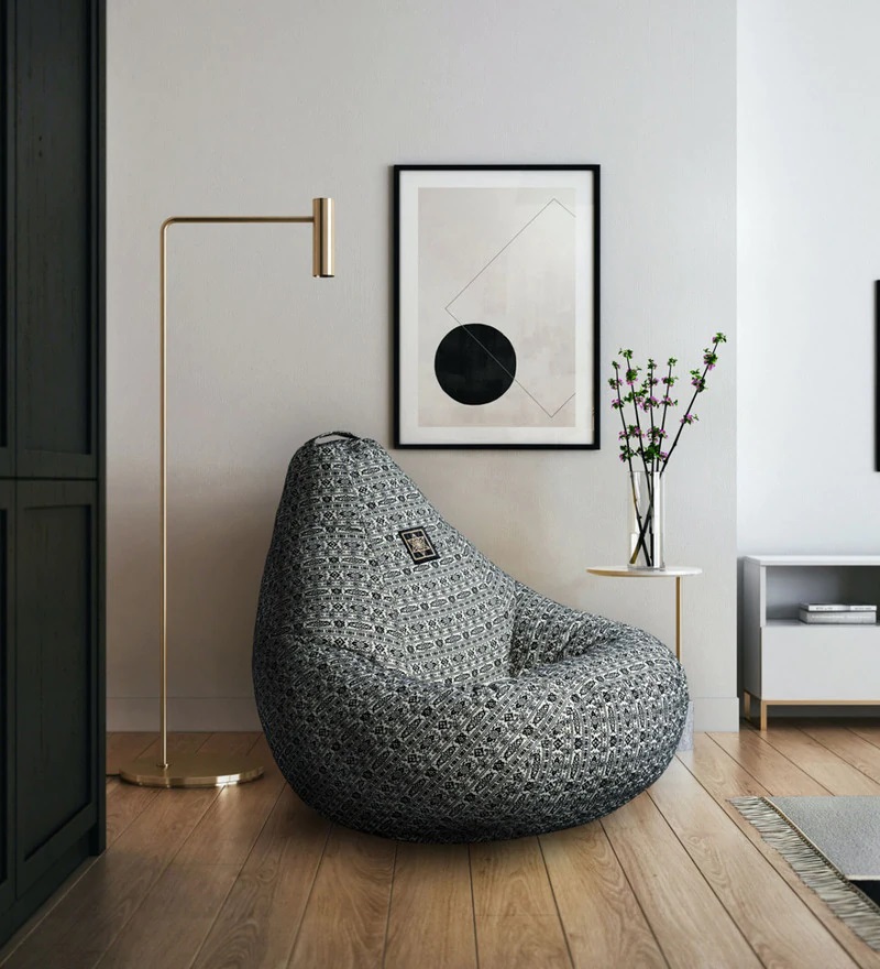 09 – Fabric Material Bean Bag Fabric Material Bean Bag