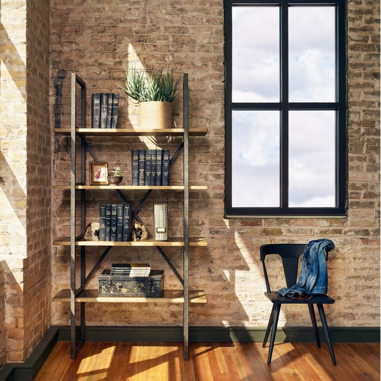 10 – Rustic Bookshelf Bookshelf