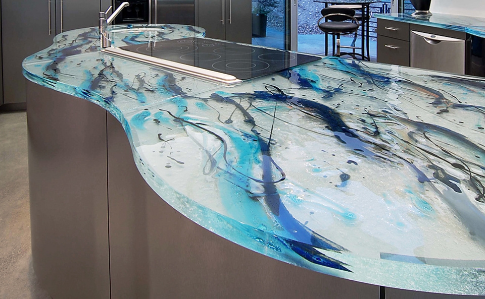 Creative Glass Countertop