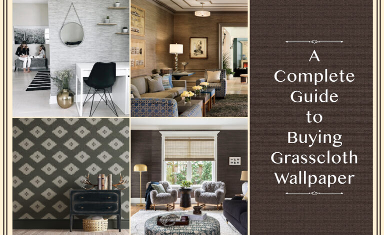 Grasscloth wallpaper