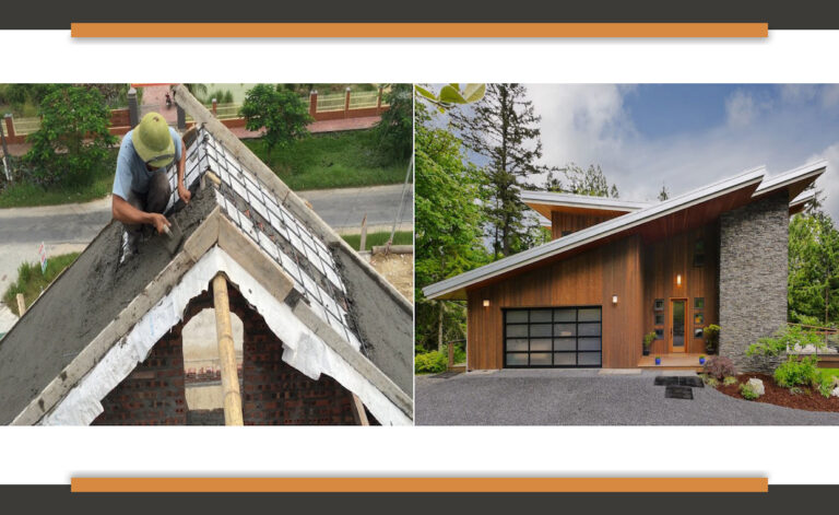 Sloping slab