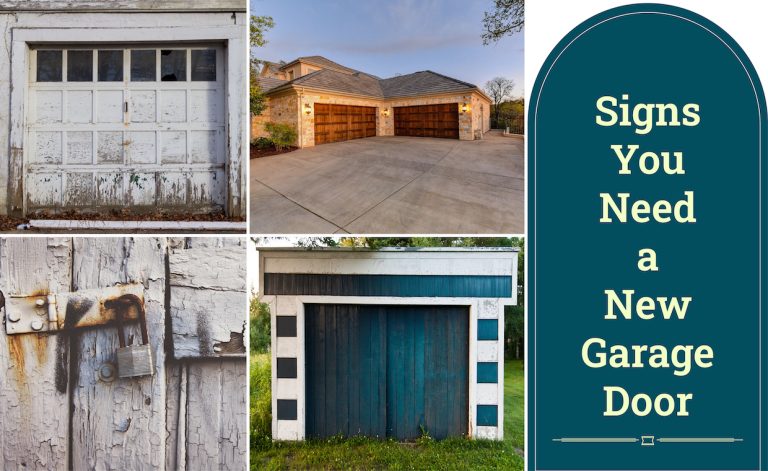 Signs you need a New Garage Door
