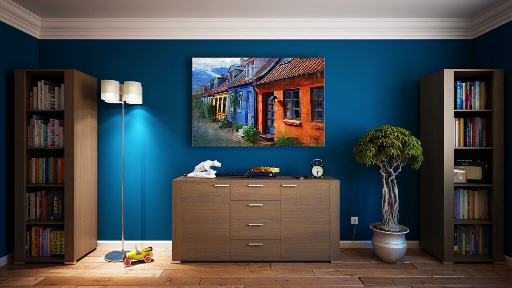A picturesque room edge