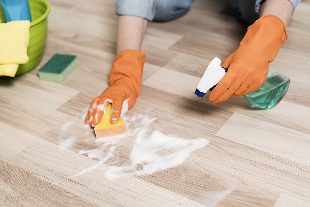 Laminates are easy to clean flooring