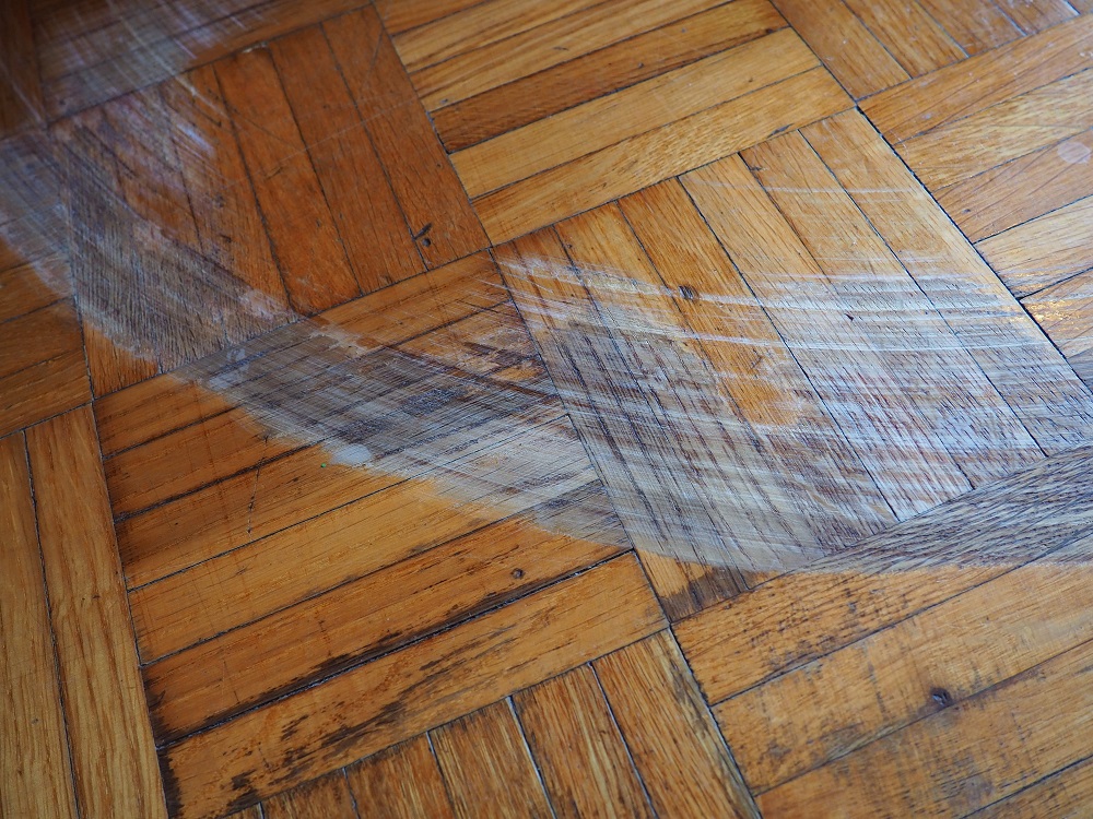 No refinishing for laminate flooring