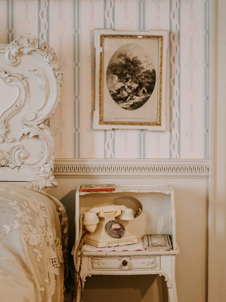 Vintage bedside table