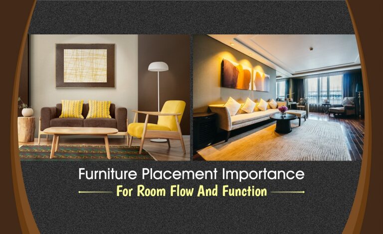 Importance of furniture placement