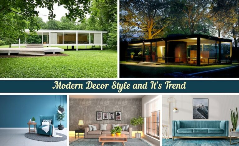 Modern decor style