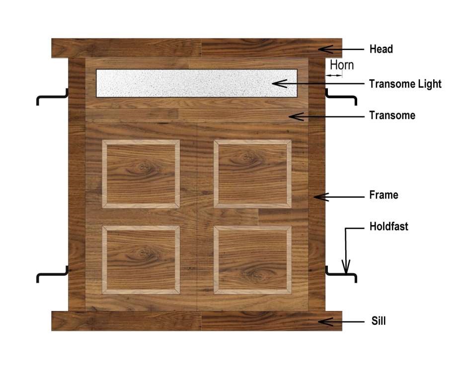 Wooden Frame & Shutter