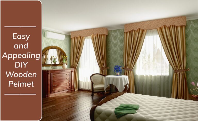 Easy and Appealing DIY Wooden Pelmet