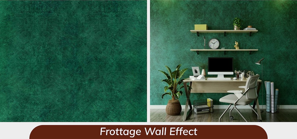 Frottage wall effect