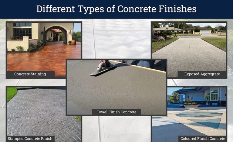 Different Types of Concrete Finish