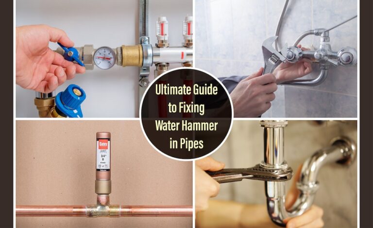 Fixing Water Hammer in Pipes
