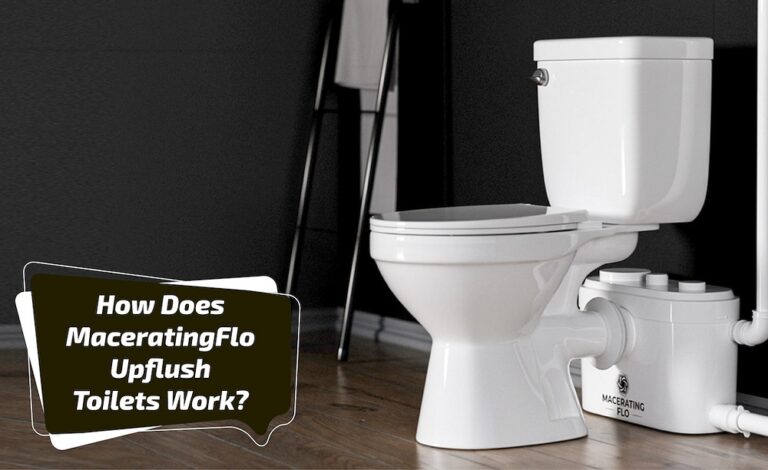 How does MaceratingFlo Upflush Toilet Work