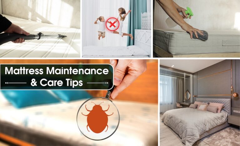 Mattress Maintenance And Care Tips