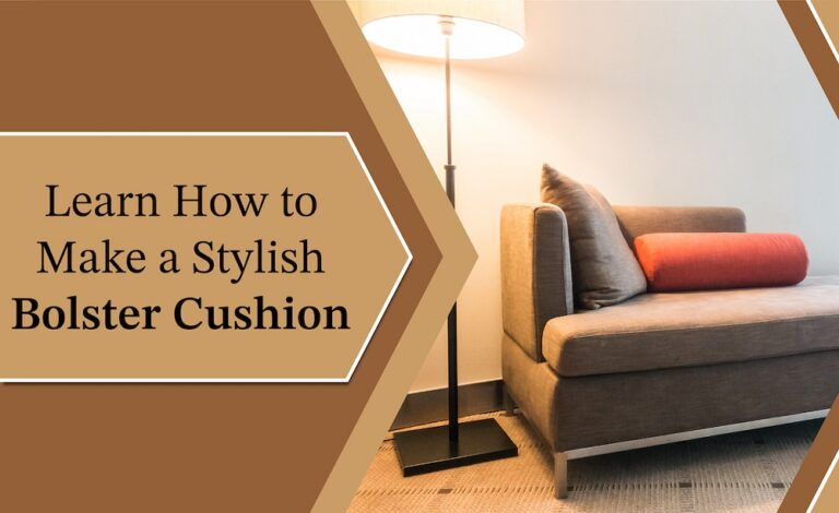 DIY Bolster cushion