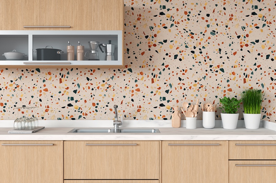 Terrazzo Patterns for  Kitchen Wall Tile