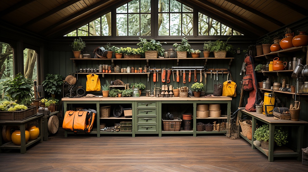 Ventilation and Natural Light in Garden shed