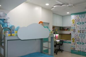 Children's Bedroom with a funky Bunk Bed - 1
