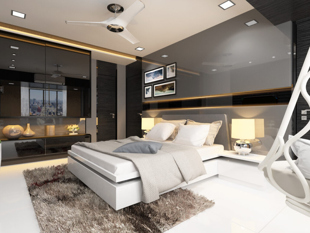 Contenporary Styled Luxurious Bedroom