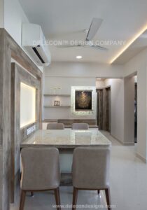The Dining Space Consists of 4-Seater Dining Table - 1
