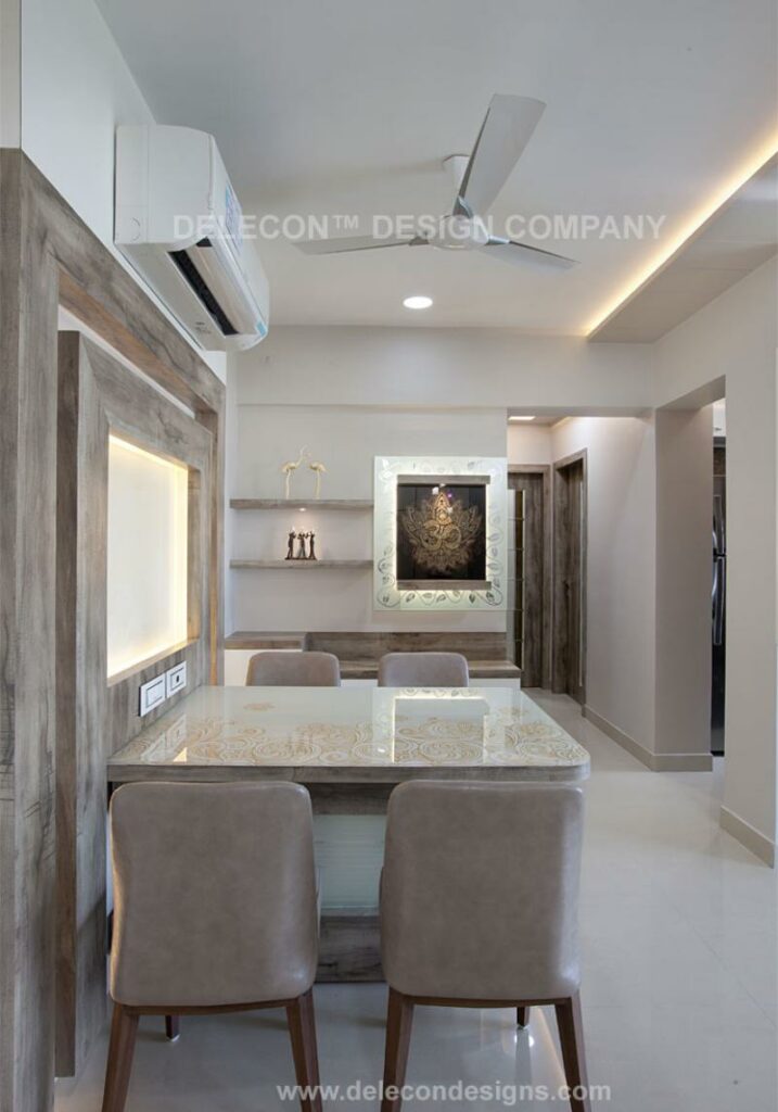 The Dining Space Consists of 4-Seater Dining Table - 1