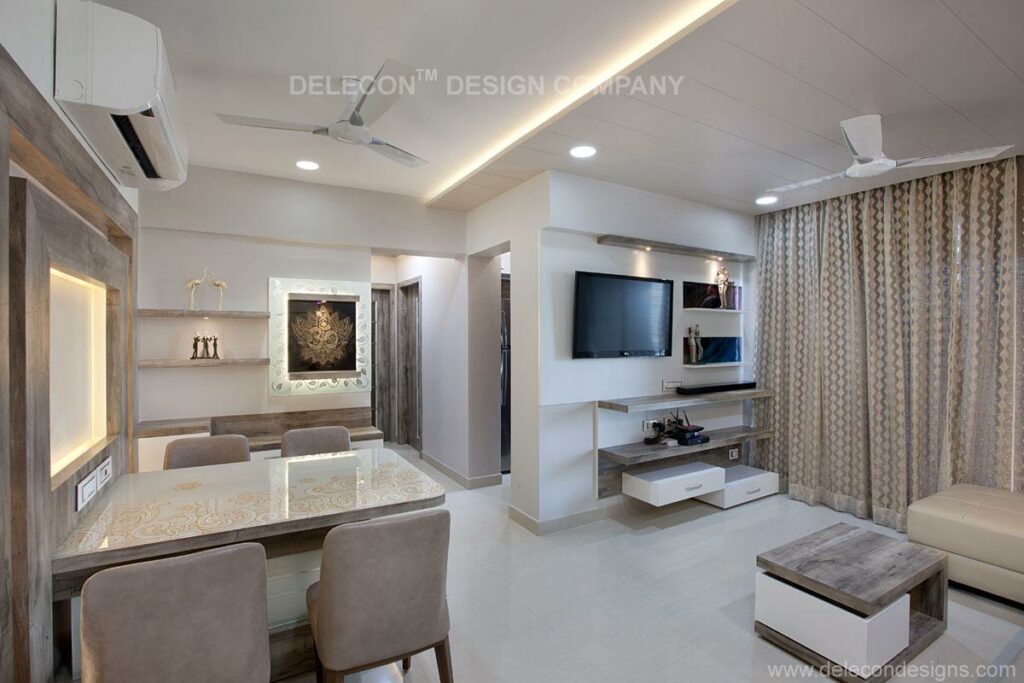 The Dining Space Consists of 4-Seater Dining Table - 3
