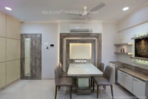 The Dining Space Consists of 4-Seater Dining Table
