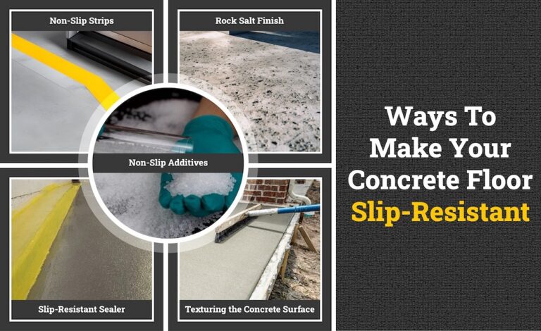 Ways To Make Your Concrete Floor Slip-Resistant