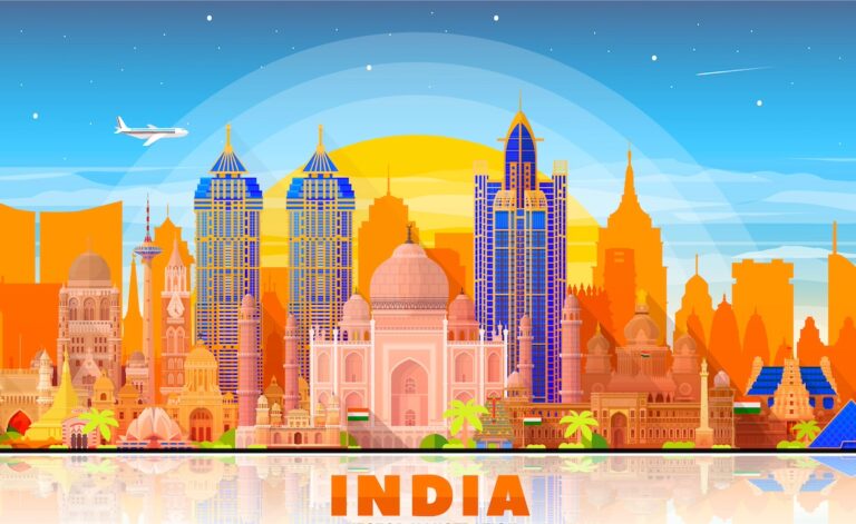 Indian Cities with Architectural Background