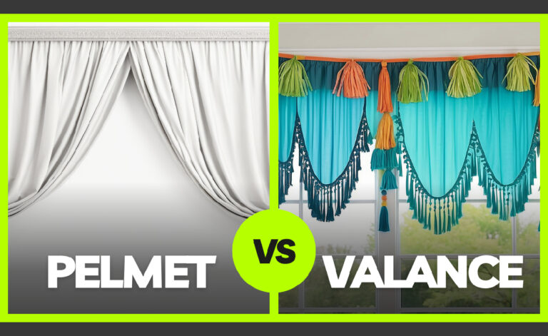 Difference Between Curtain Pelmet and Valance
